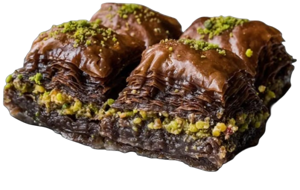 Chocolate Pistachio Baklava